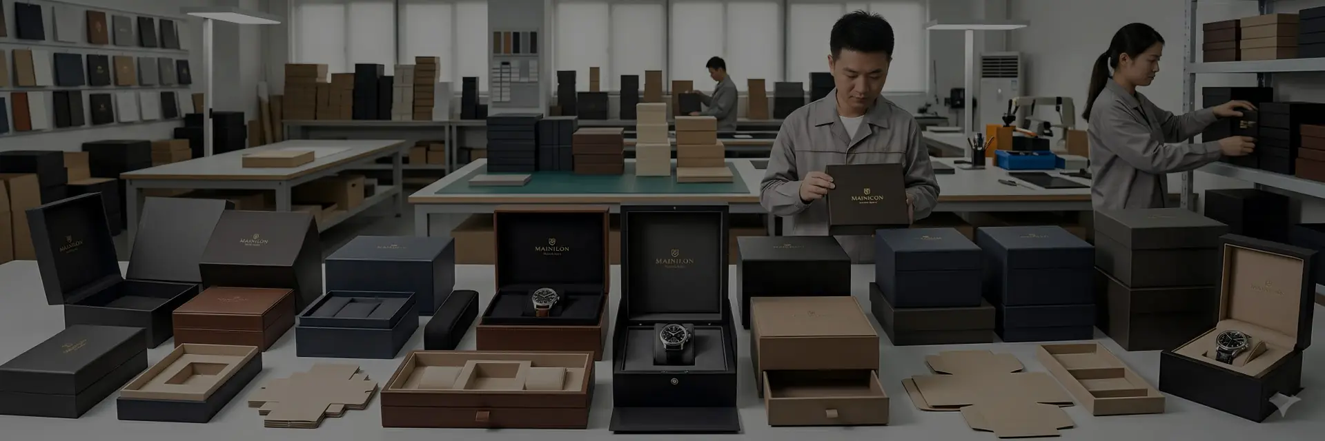 Custom watch packaging production and presentation